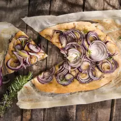 Focaccia with Red Onions