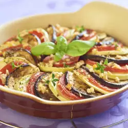Baked Eggplant with Zucchini
