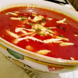 Creamy Tomato Soup with Olive Oil