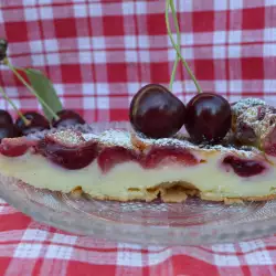 French Dessert with Cherries
