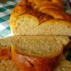 Butter Bread Loaf with Eggs