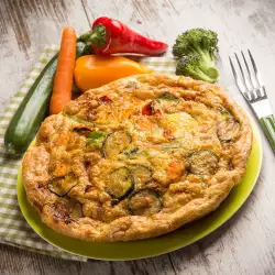 Frittata with peppers