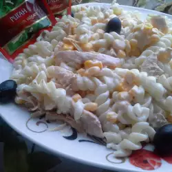 Fusilli Pasta with Corn