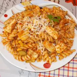 Fusilli Pasta with Tomato Paste