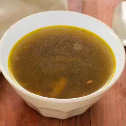 Soup with Mushroom Broth