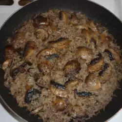 Mushroom Rice with Butter