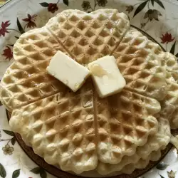Waffles with butter