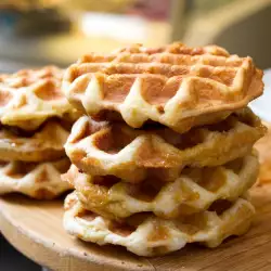 Waffles with oats