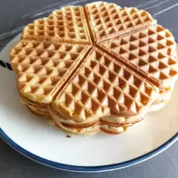Waffles with butter