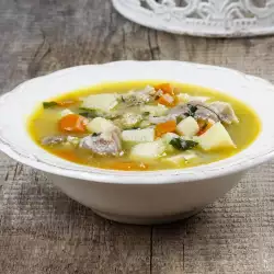 Meat Soup with Lemons