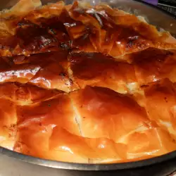 Sweet Phyllo Pastry with eggs