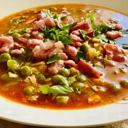 Peas and Bacon Stew