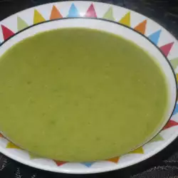 Vegetable Cream Soup with Peas and Tarragon