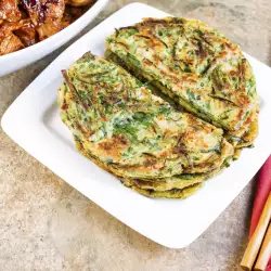 American Pancakes with Zucchini