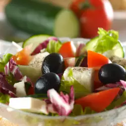 Greek Salad with peppers
