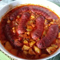 Güveç with peppers