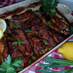 Fish in oven with Tomatoes