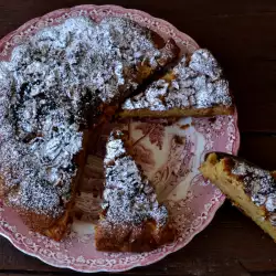 Dutch Cake with Apples, Walnuts and Cinnamon