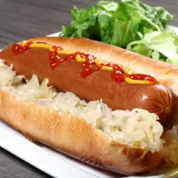 Hot Dog with sausages
