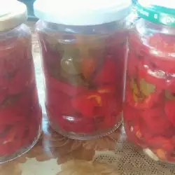 Marinated Bell Peppers with parsley