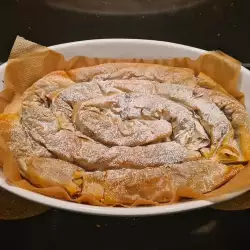 Pumpkin Filo Pastry with Walnuts and Cinnamon