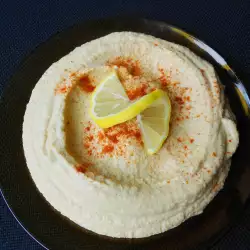 Hummus with olive oil
