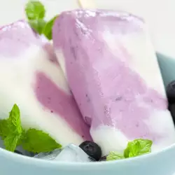 Yogurt-Based Dessert with Blueberries
