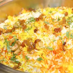 Pilaf with turmeric