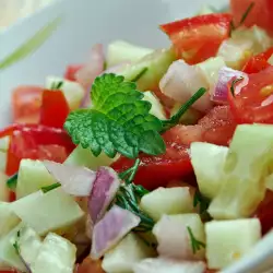 Cucumber Salad with Tomatoes