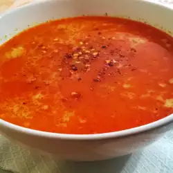 Meat Soup with Garlic