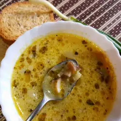 Mushroom Soup with oregano