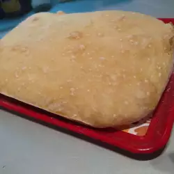 Focaccia with yeast