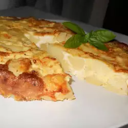 Omelette with potatoes