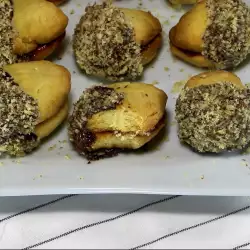 Butter Sweets with Chocolate Spread