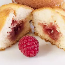 Muffins with Jam and Butter