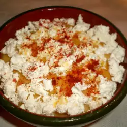 Kachamak with garlic