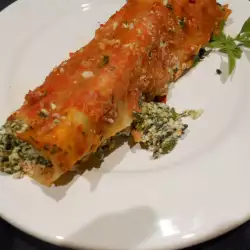 Stuffed Cannelloni with Ricotta and Baby Spinach