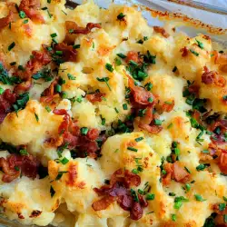 Oven-Baked Cauliflower with Onions