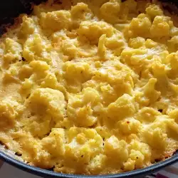 Cauliflower with Processed Cheese and Cream