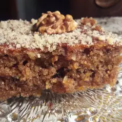 Syrup Cake with walnuts