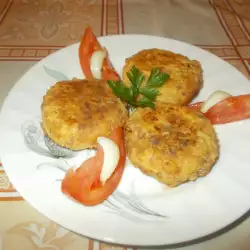Potato Patties with White Cheese and Parsley