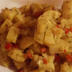 Potato Salad with Onion and Peppers