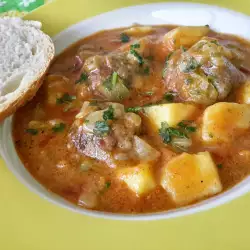 Meatball Stew with Tomatoes