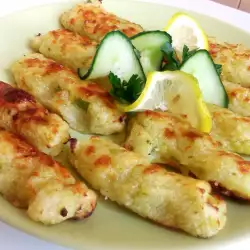 Beer Appetizer with zucchini