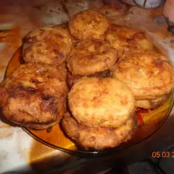 Potato Patties with breadcrumbs