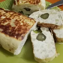 Savory Roll with cottage cheese
