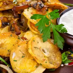 Oven-Baked Potatoes with Cream