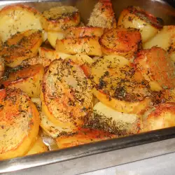 Roasted Potatoes with savory
