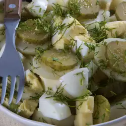 Vegan salad with Dill