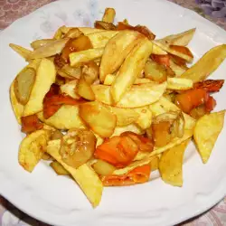 Fried Potatoes with Lard